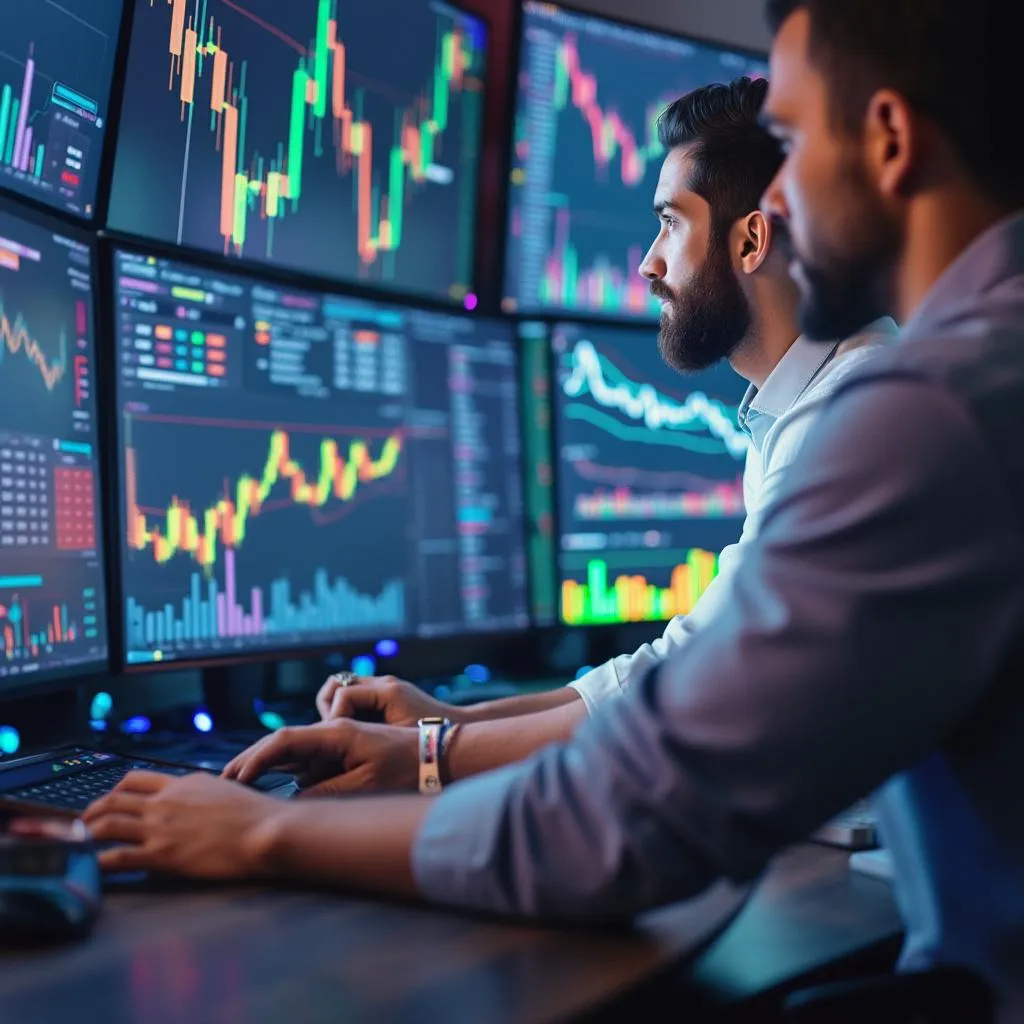 Análisis de mercado con gráficos